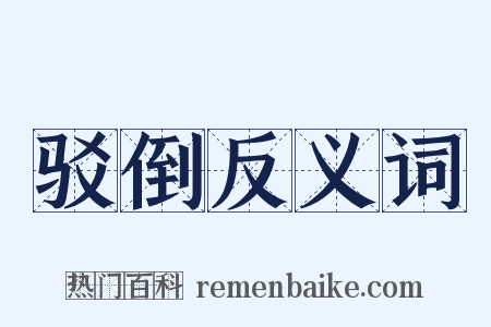 驳倒反义词是什么意思的图片